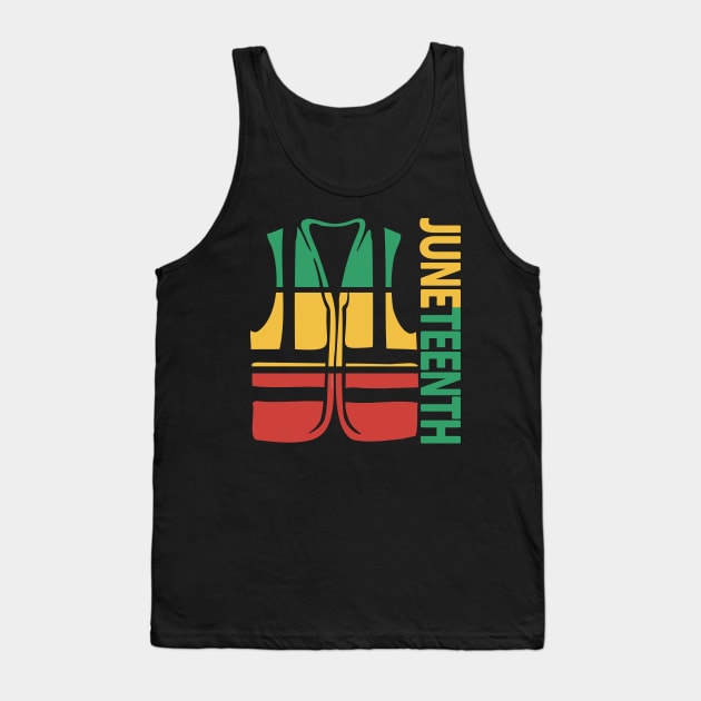 Freedom Day Vest Coworker Swagazon Associate Juneteenth Tank Top by Swagazon